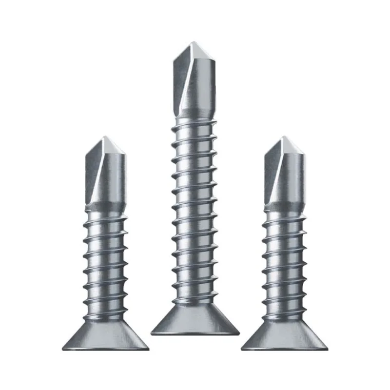ISO 15482 Cross-recessed Countersunk Head Drilling Screws with Tapping Screw Thread