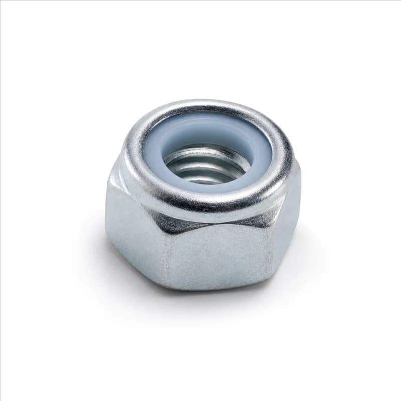 Hexagon Nylon Insert Lock Nut - DIN 985 - Class 8 - Zinc Plated